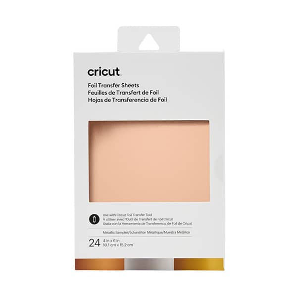 Hojas Foil tonos metálicos 24 un - Cricut