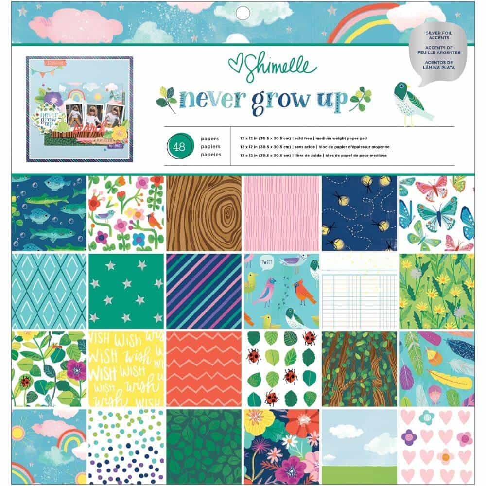 Álbum scrapbook never grow up