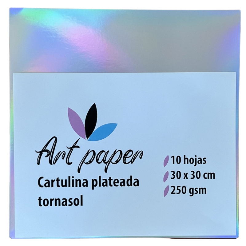 Cartulina plata tornasol – Art Paper