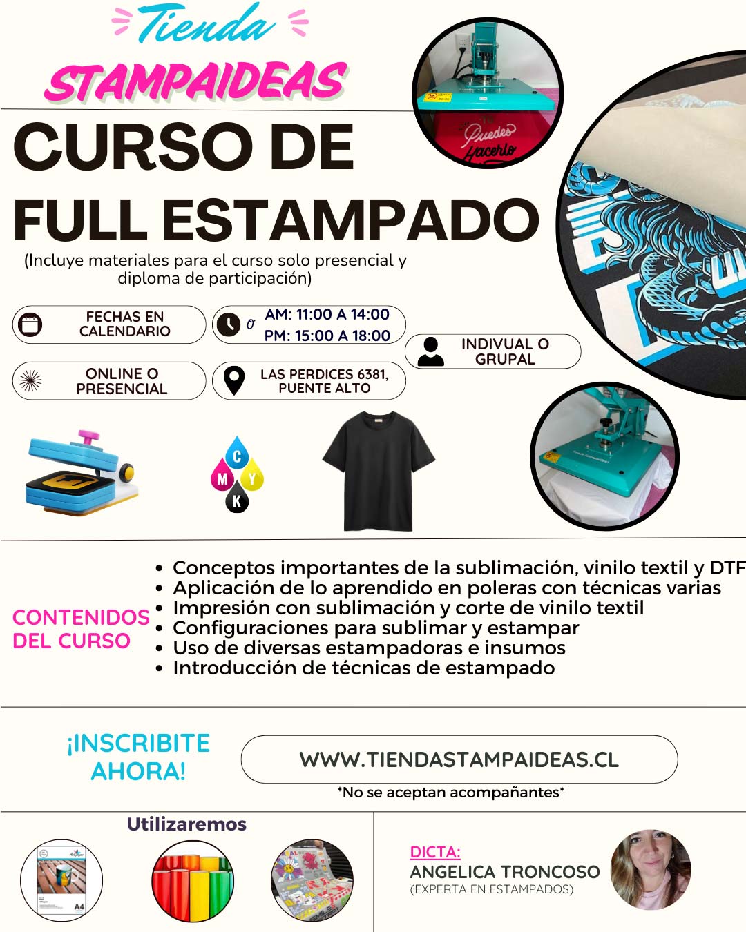 Curso Completo Estampado Textil 3 en 1