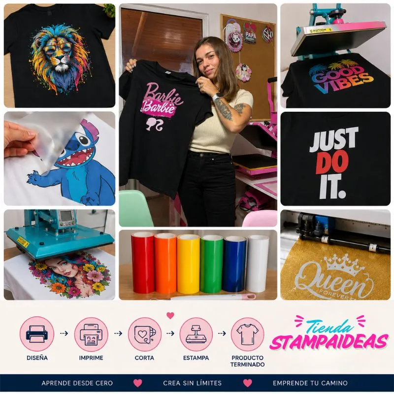 Curso para estampar Curso de estampado - Tienda Stampaideas Imprimeideas