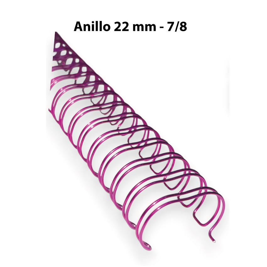 Anillos metálicos 22 mm - 7/8 - Colores
