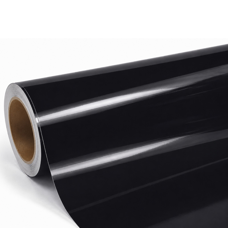 Vinilo Adhesivo Negro Brillante 30 cm