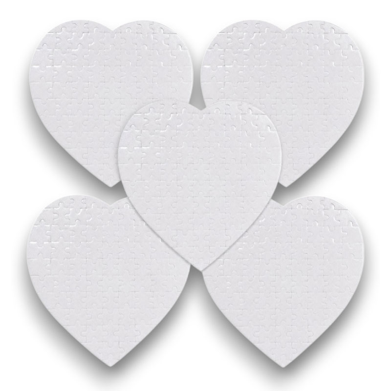 Puzzle Corazón Sublimable - 5 unidades - Imagen 3