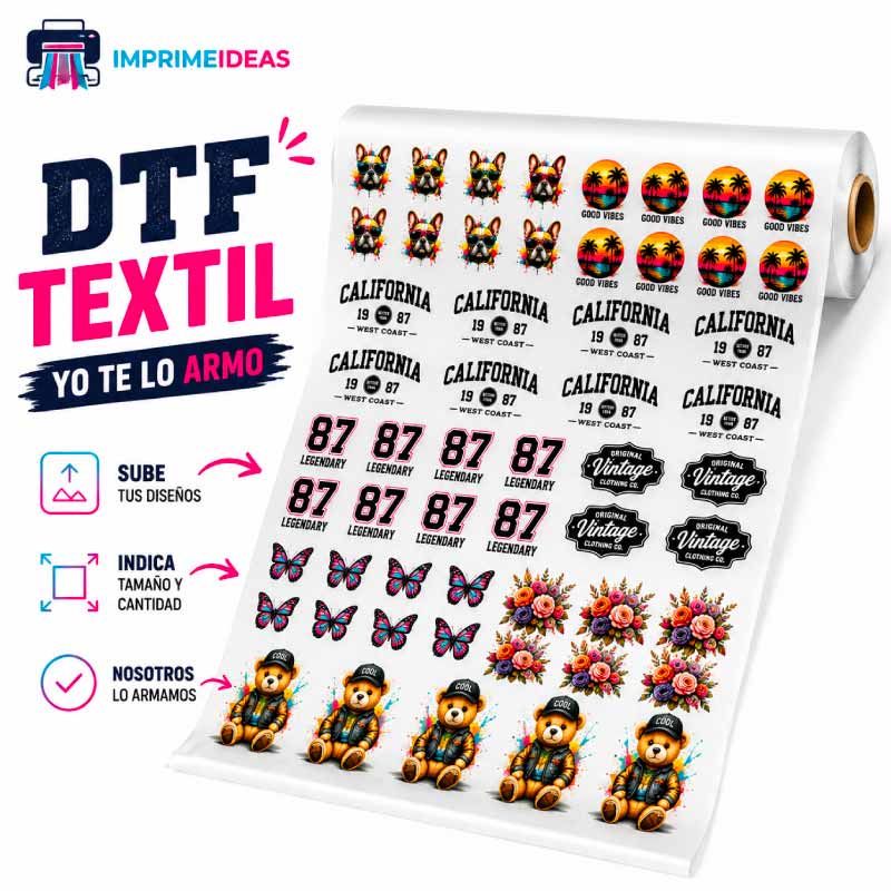 Armado de Lienzo DTF Textil - Tienda Stampaideas Imprimeideas