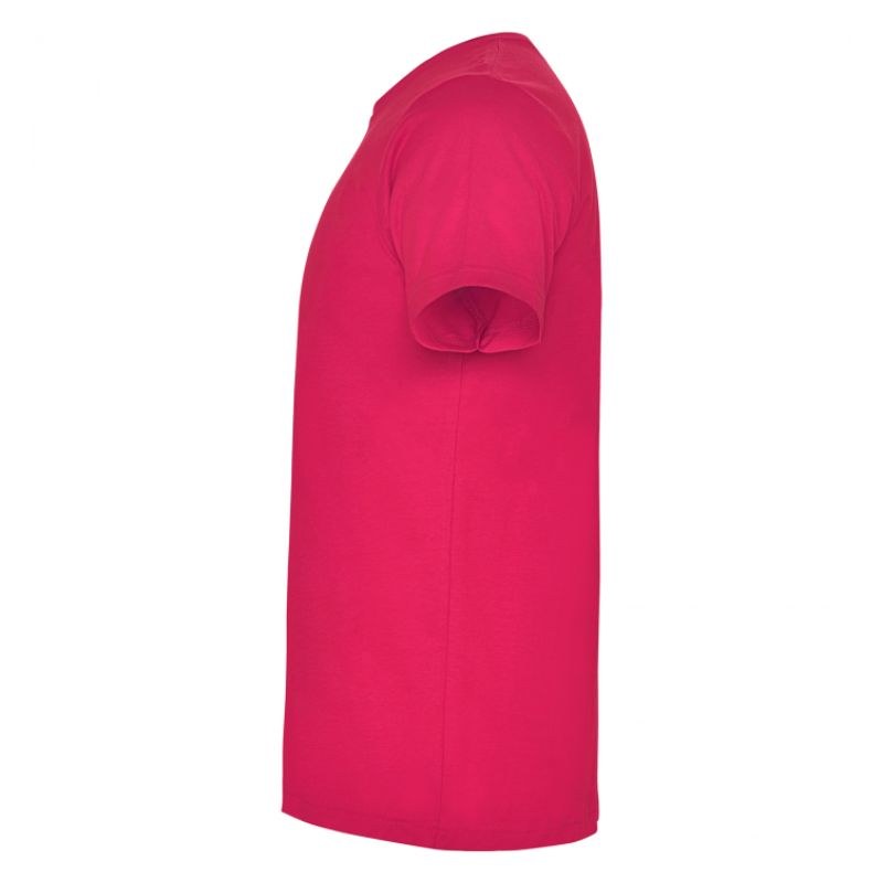 Polera algodon manga Corta Fucsia- Lateral 2 - Tienda Stampaideas Imprimeideas
