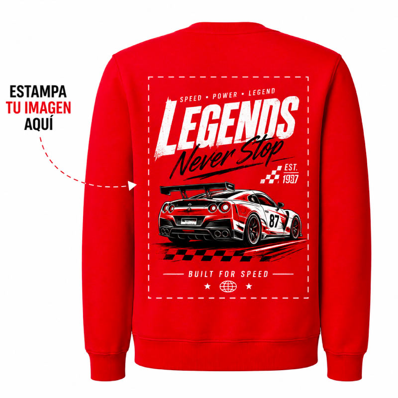 Poleron Crew Neck - Personalizado