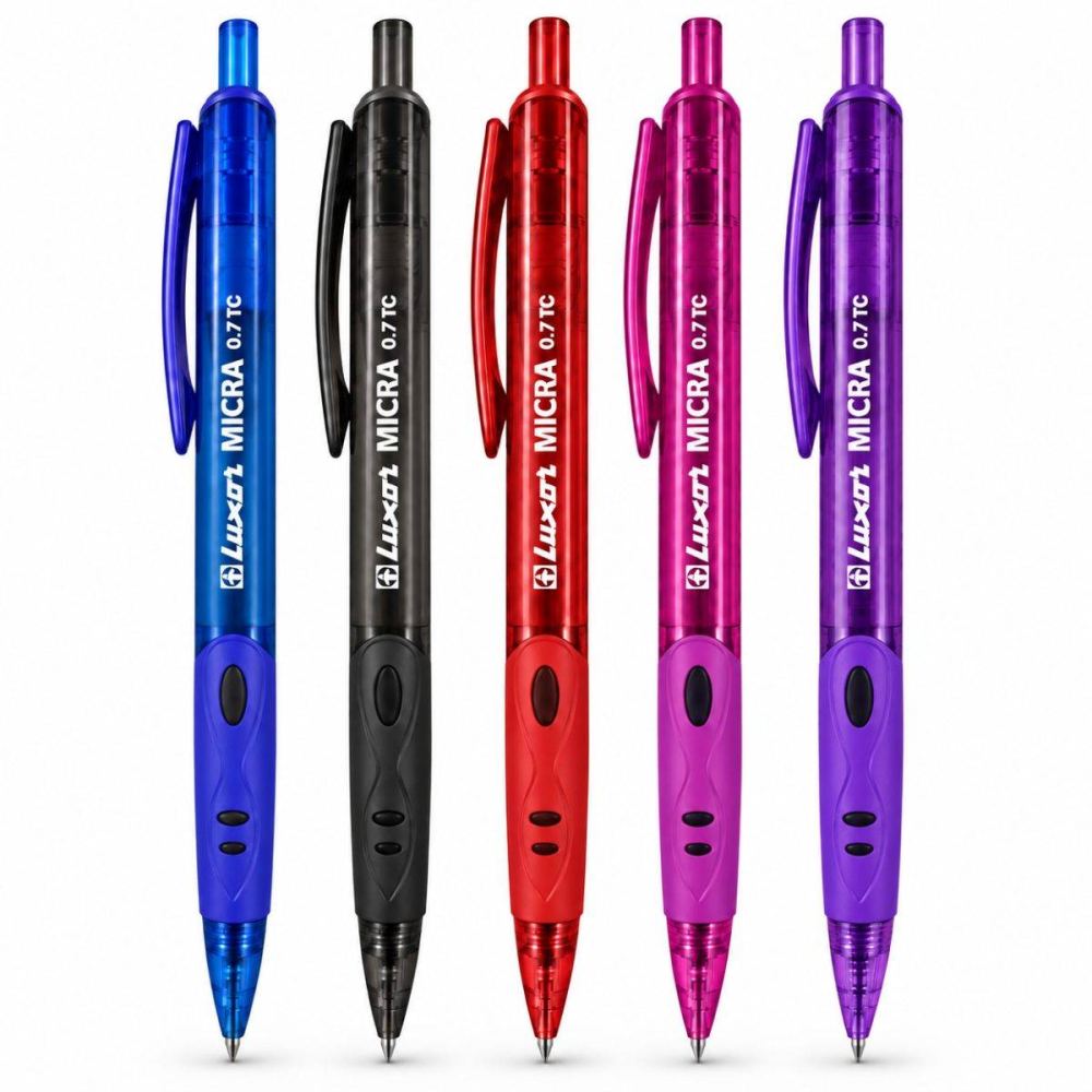 Bolígrafo Luxor Micra 0.7 mm PACK - Tienda Stampaideas Imprimeideas