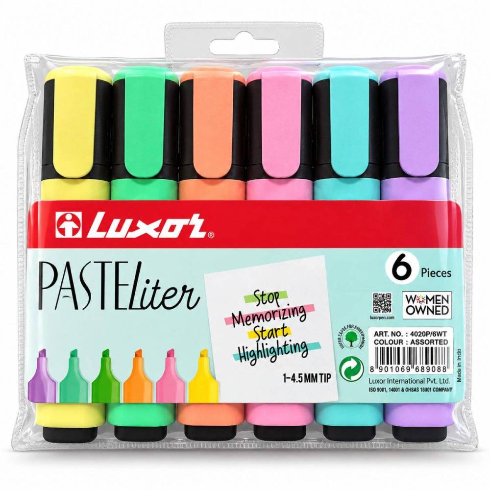 Destadadores pastel Luxor - 6 unidades - Tienda Stampaideas Imprimeideas