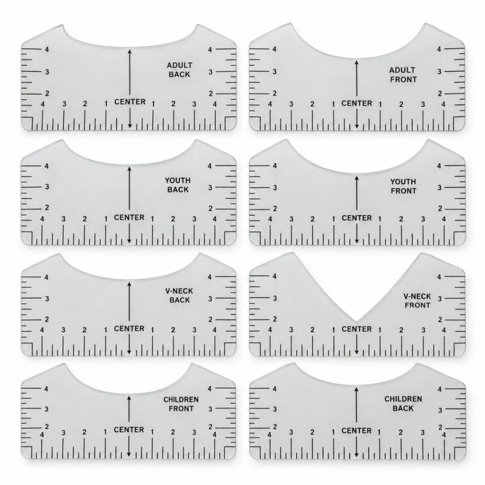 Kit de reglas para estampar 8 piezas - Tienda Stampaideas Imprimeideas