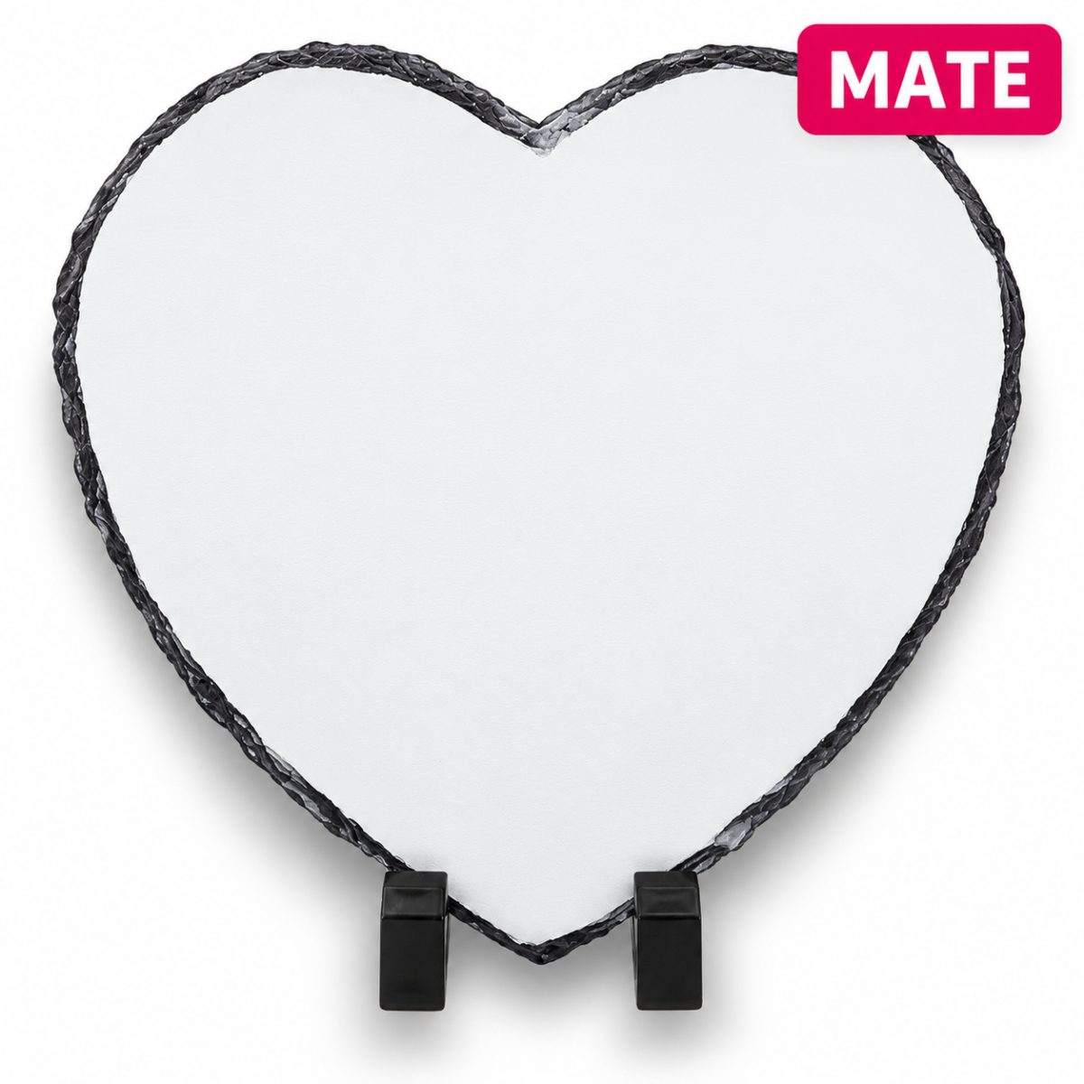 Roca sublimable corazon mate - Tienda Stampaideas Imprimeideas